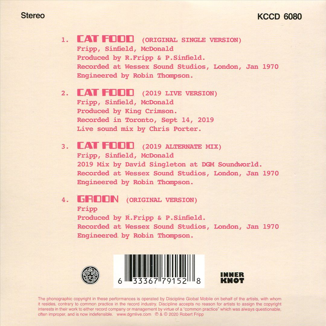 Cat Food cover art
