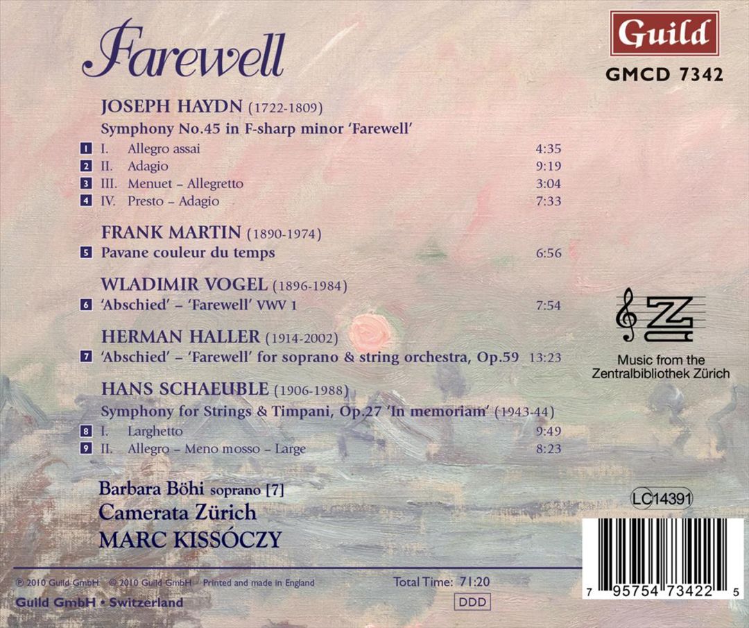 Farewell cover art