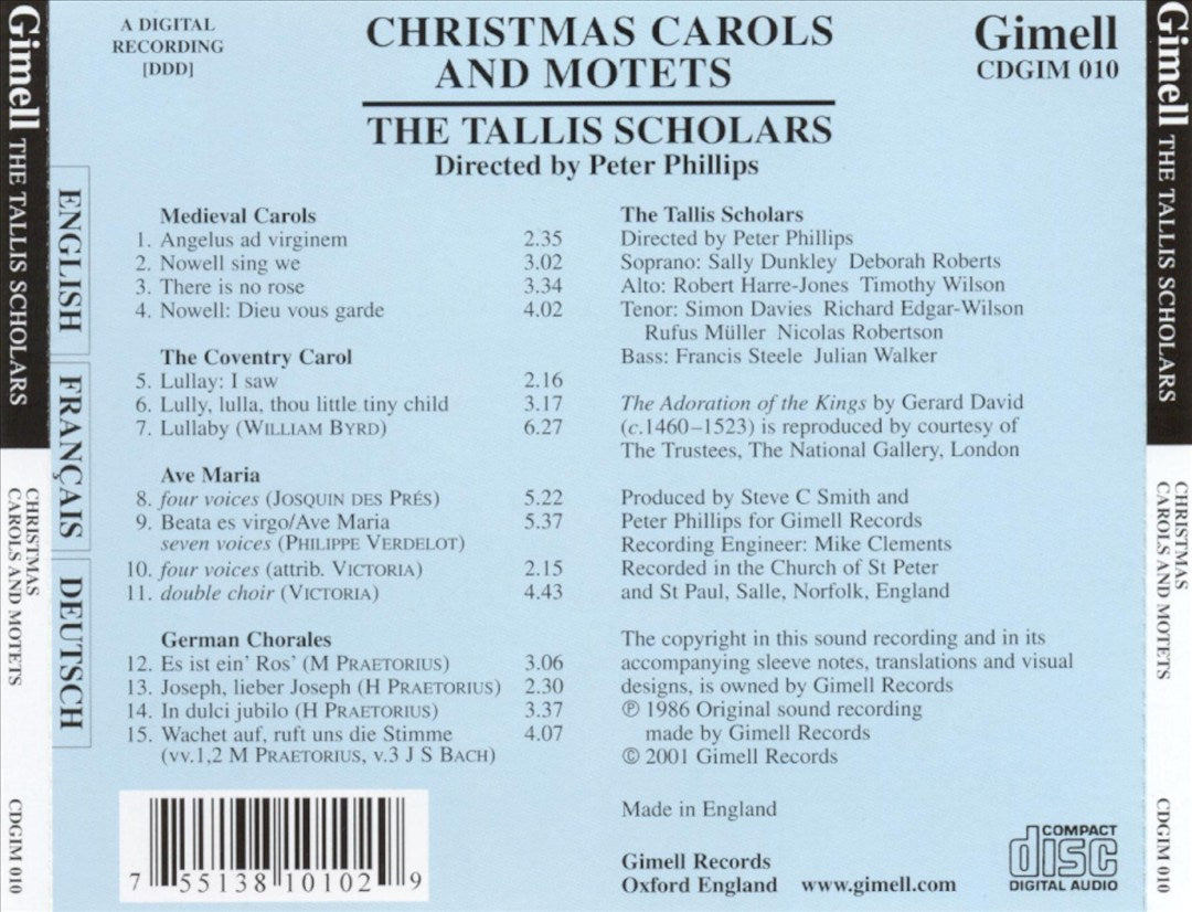 Christmas Carols and Motets cover art