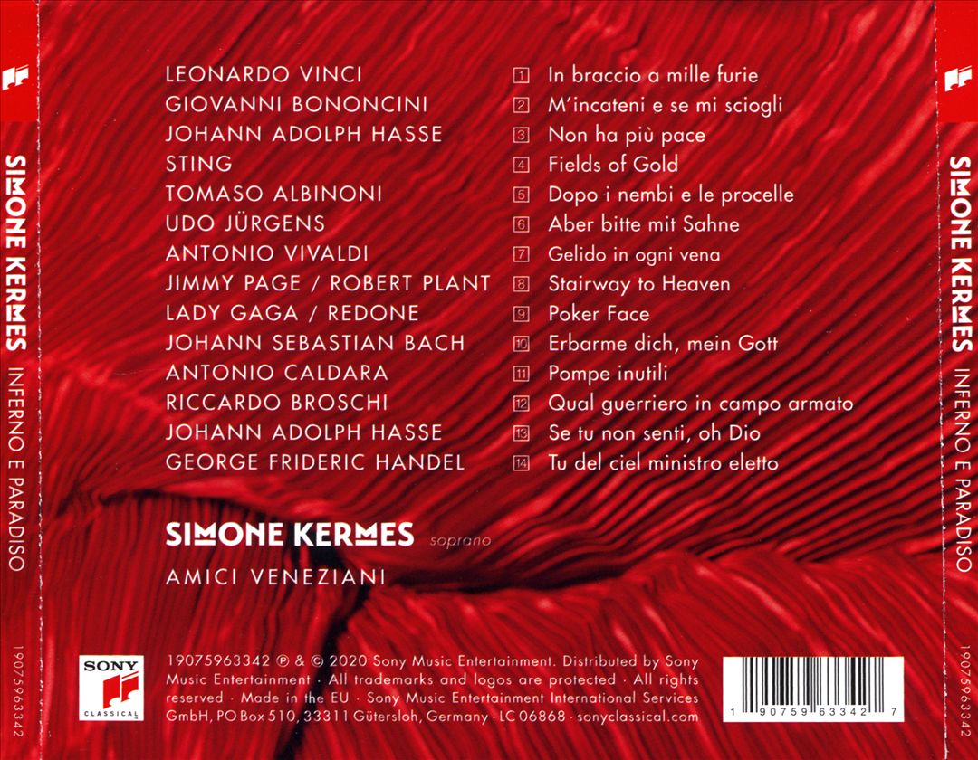 Inferno e Paradiso cover art