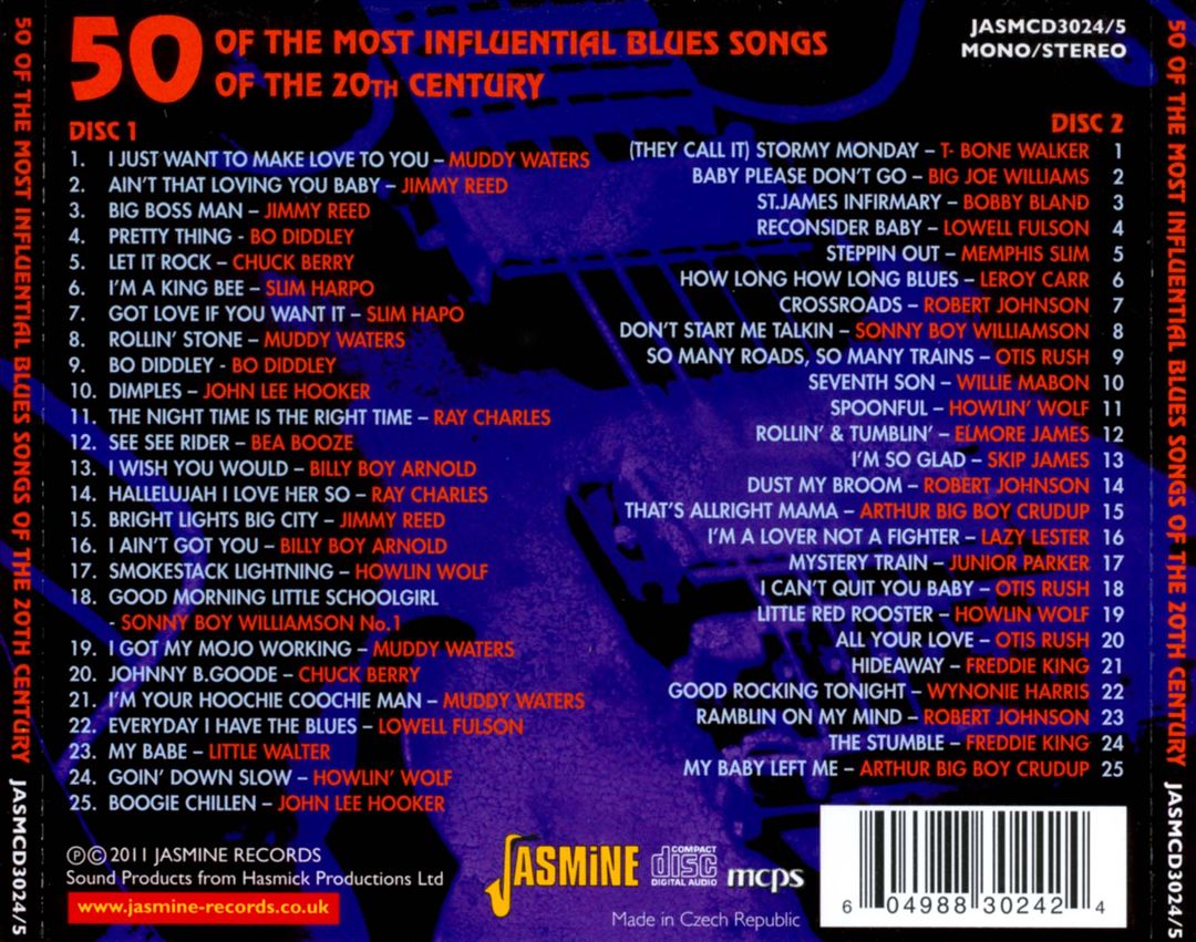 50 of the Most Influential Blues Songs of the 20th Century cover art