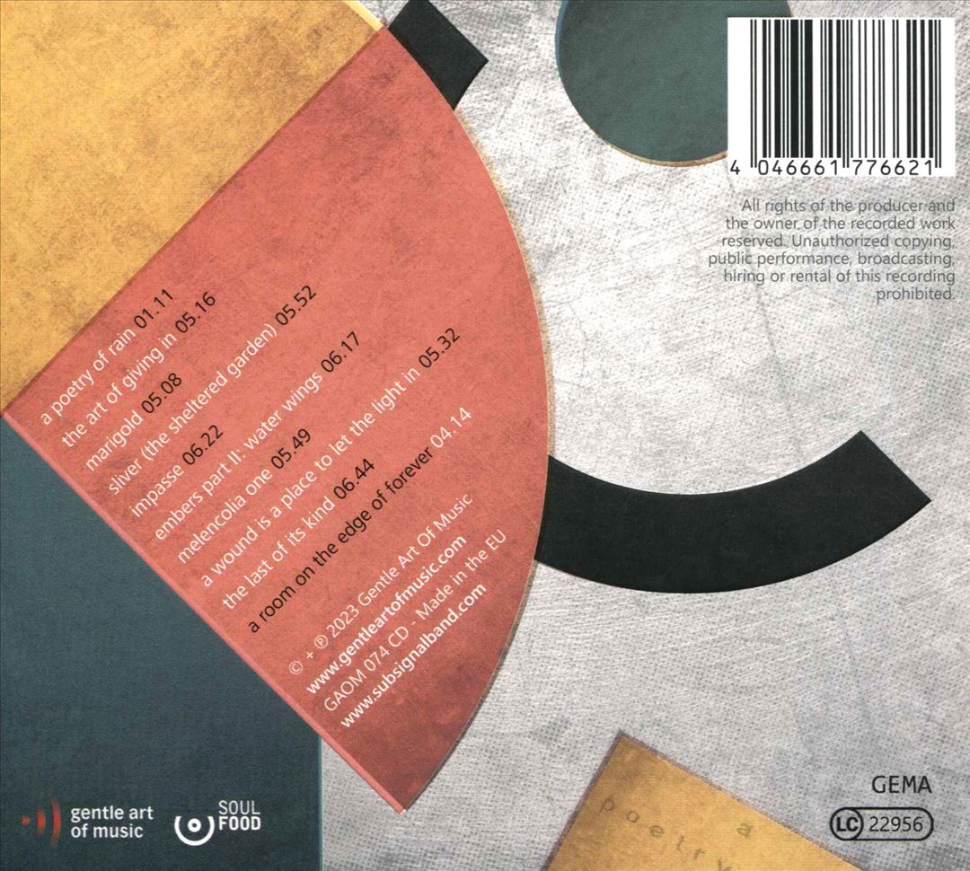 Poetry of Rain cover art