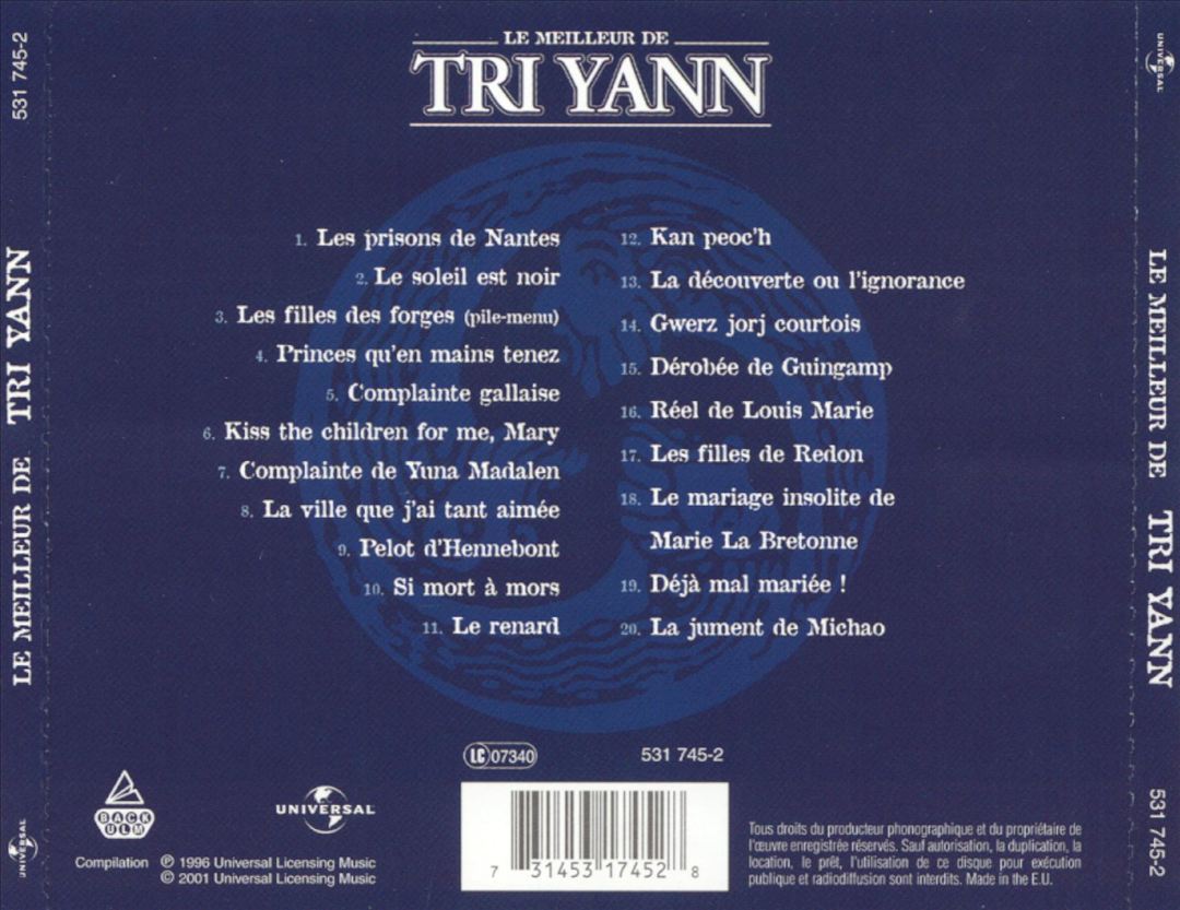 Meilleur de Tri Yann cover art