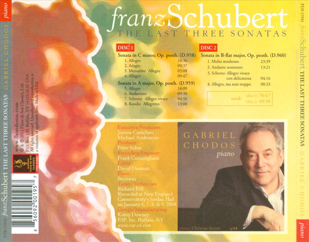 Schubert: The Last Three Sonatas cover art