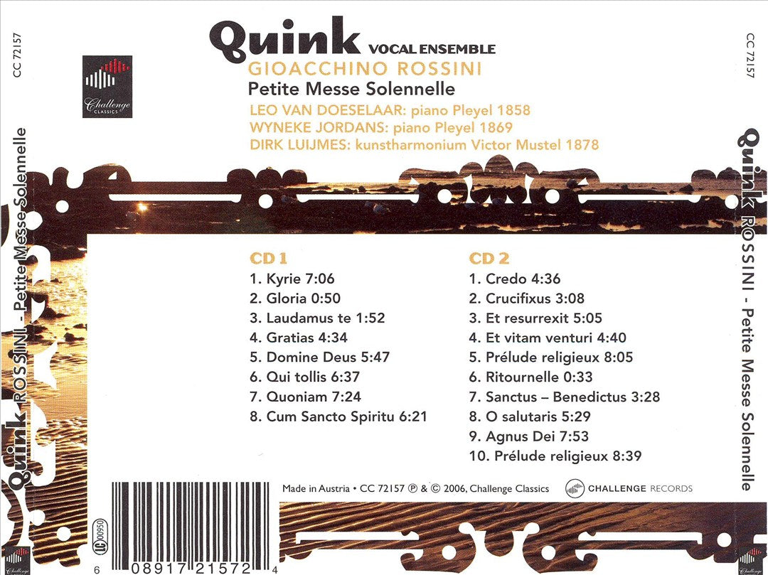 Rossini: Petite Messe Solennelle cover art