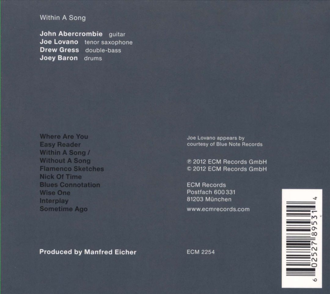 Within a Song cover art