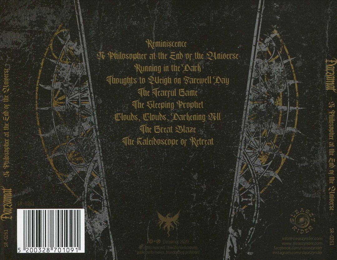 Philosopher at the End of the Universe cover art