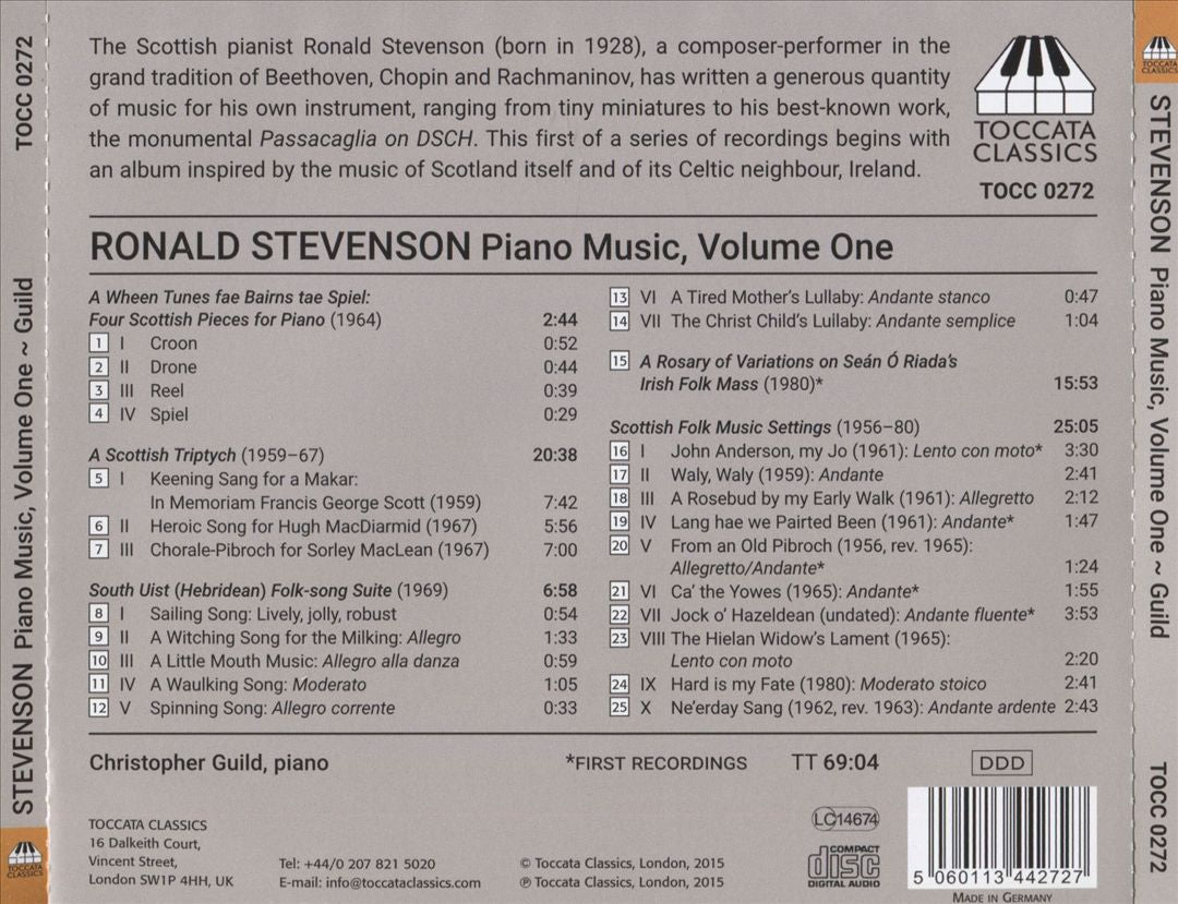 Ronald Stevenson: Piano Music, Vol. 1 - A Celtic Album cover art