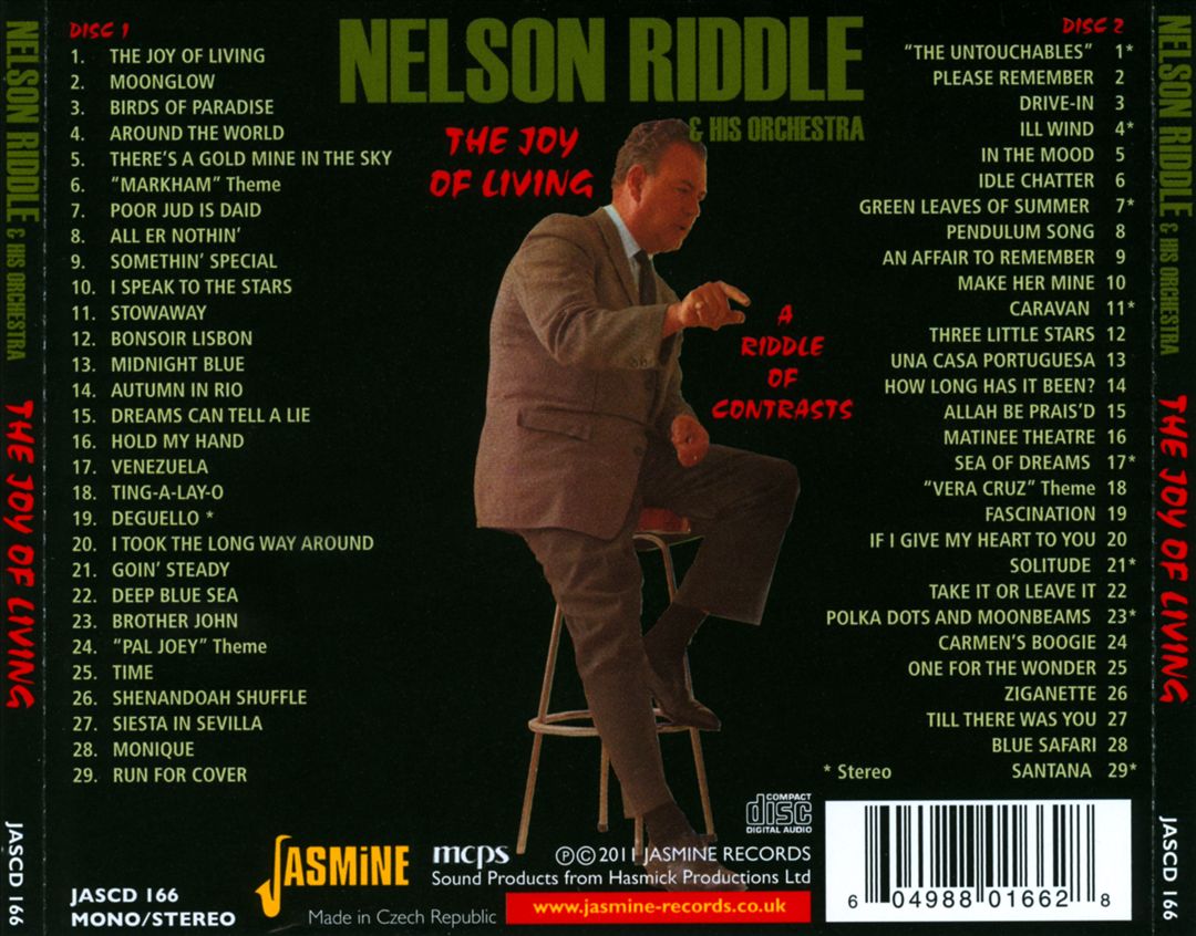 Joy of Living/Riddle of Contrasts and 45s cover art