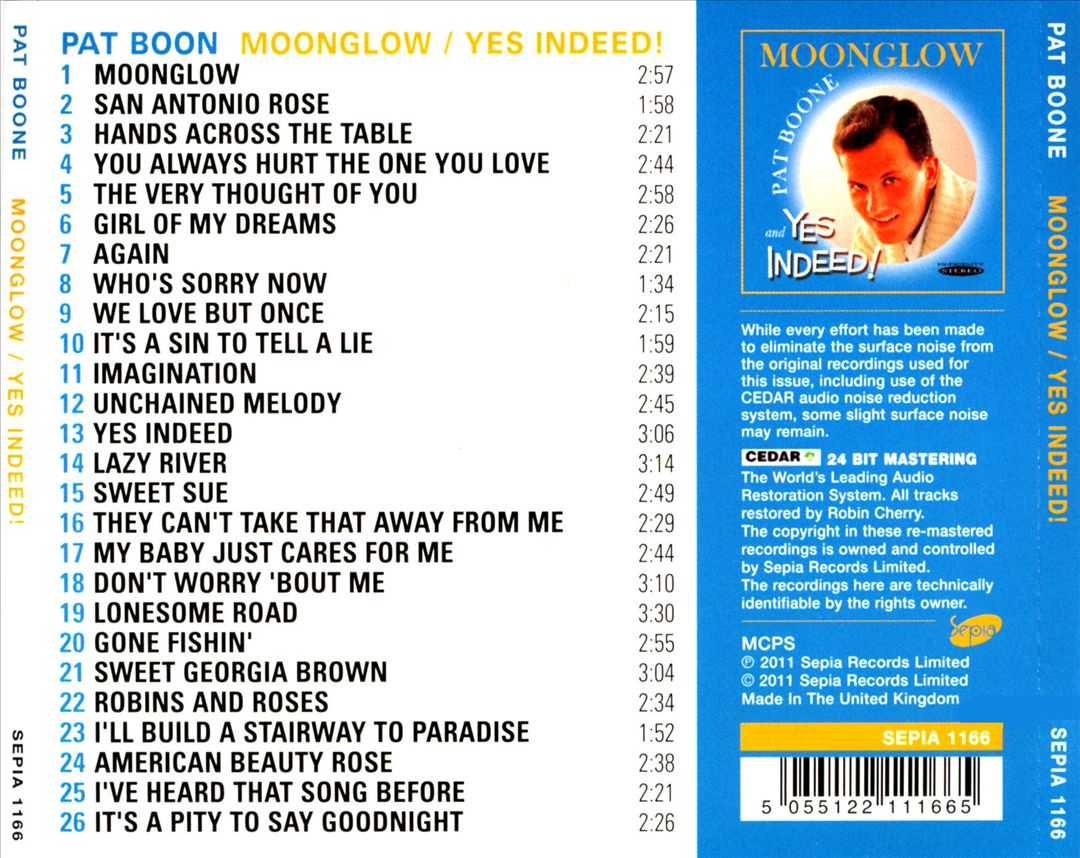 Moonglow/Yes Indeed! cover art