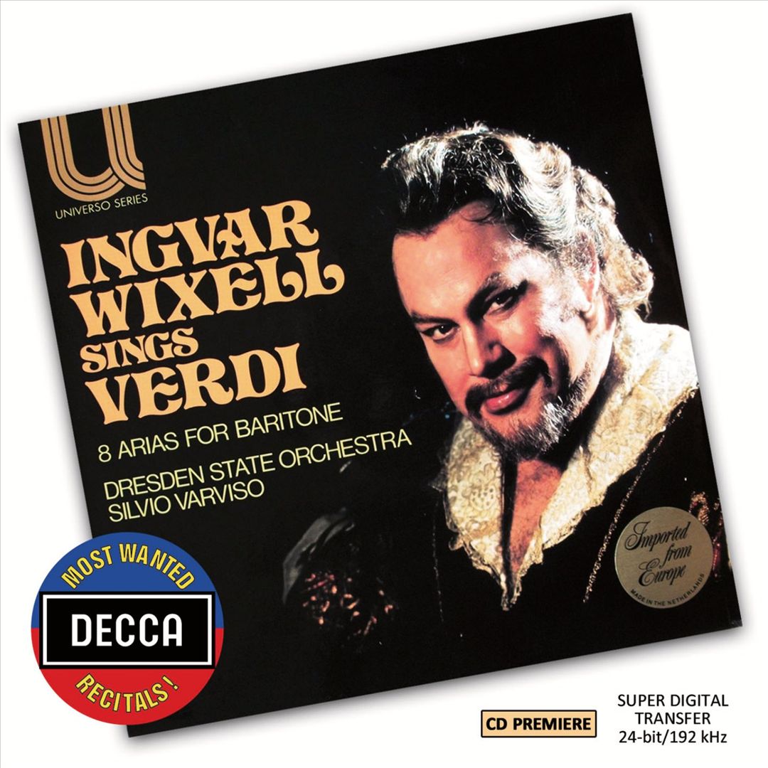 Ingvar Wixell Sings Verdi cover art