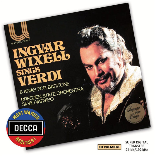 Ingvar Wixell Sings Verdi cover art