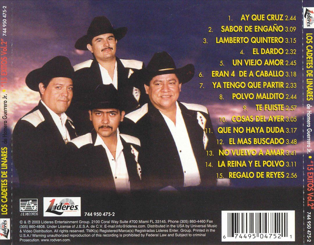 15 Exitos, Vol. 2 cover art