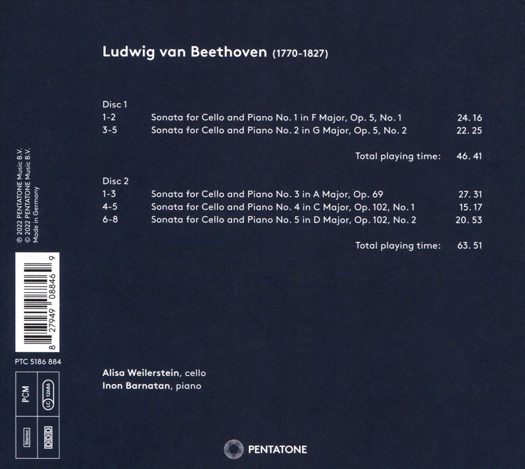 Beethoven: Cello Sonatas cover art