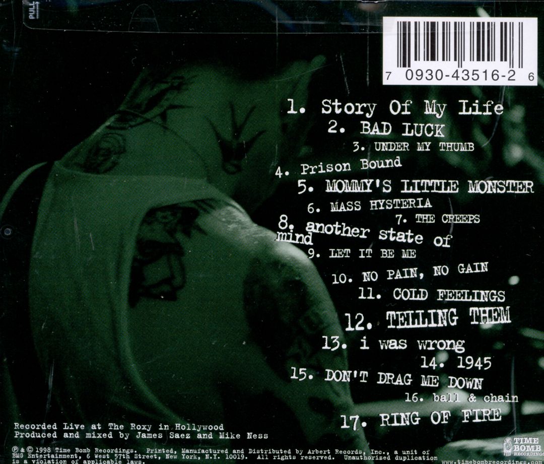 Live at the Roxy cover art