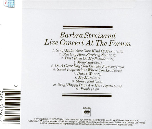 Live Concert at the Forum cover art