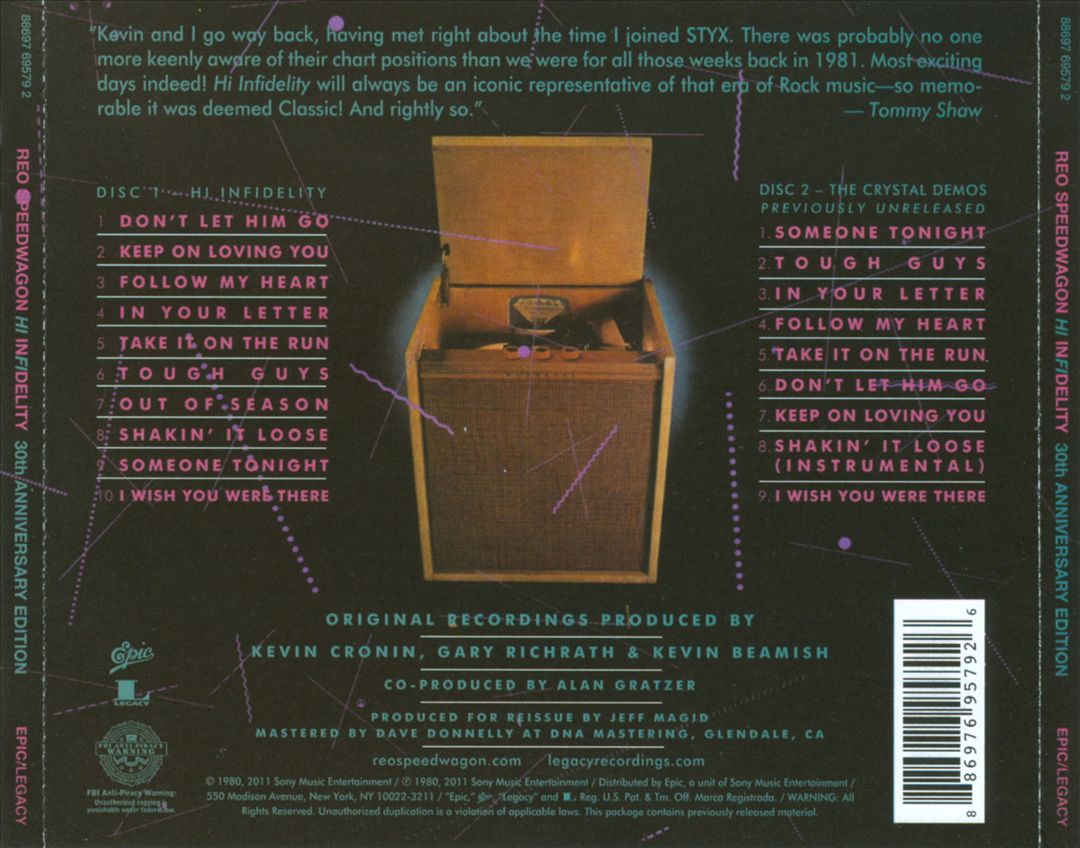 Hi Infidelity [30th Anniversary Edition] cover art