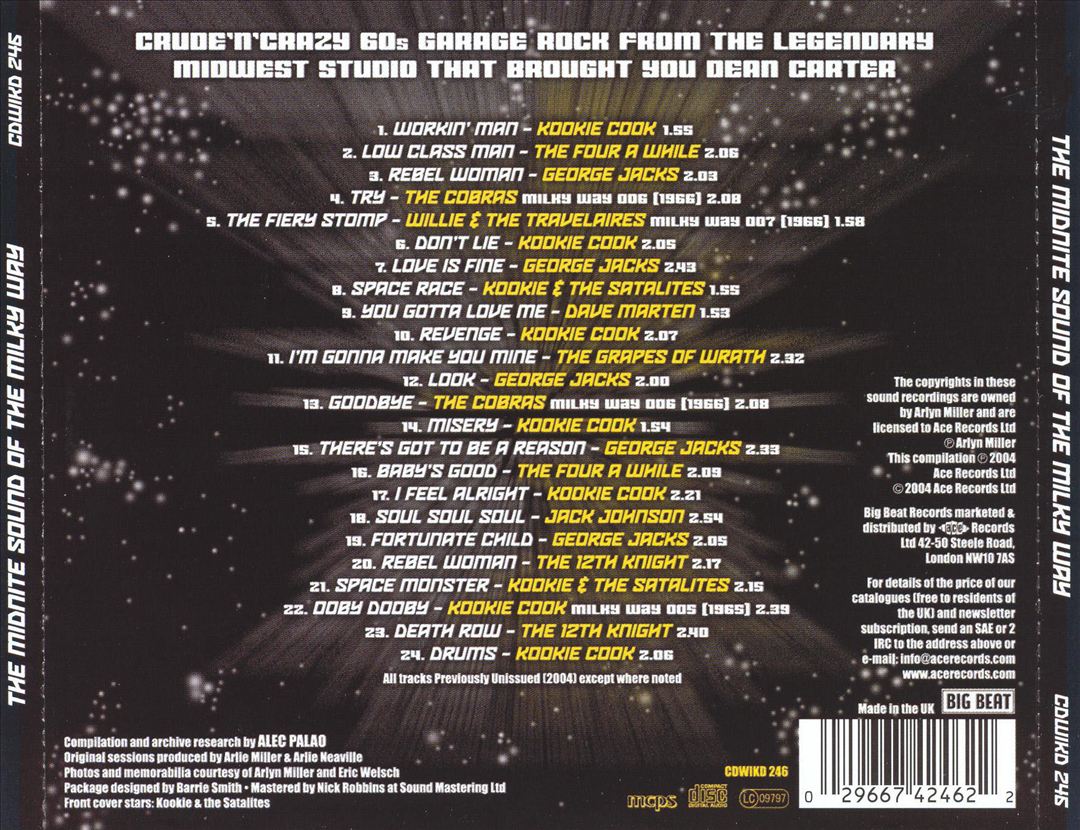 Midnite Sound of the Milky Way cover art
