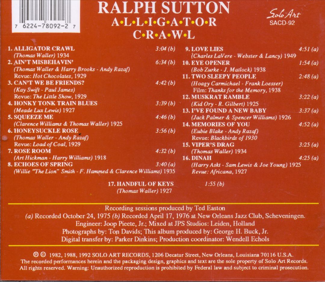 Alligator Crawl cover art