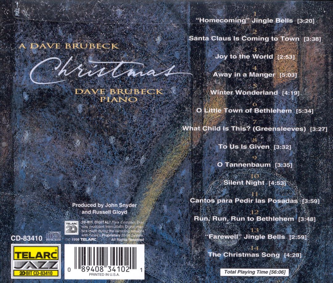 Dave Brubeck Christmas cover art