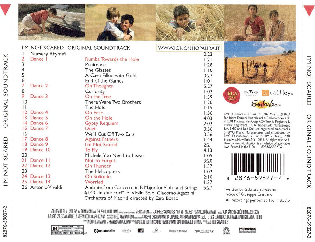 I'm Not Scared [Original Motion Picture Soundtrack] cover art