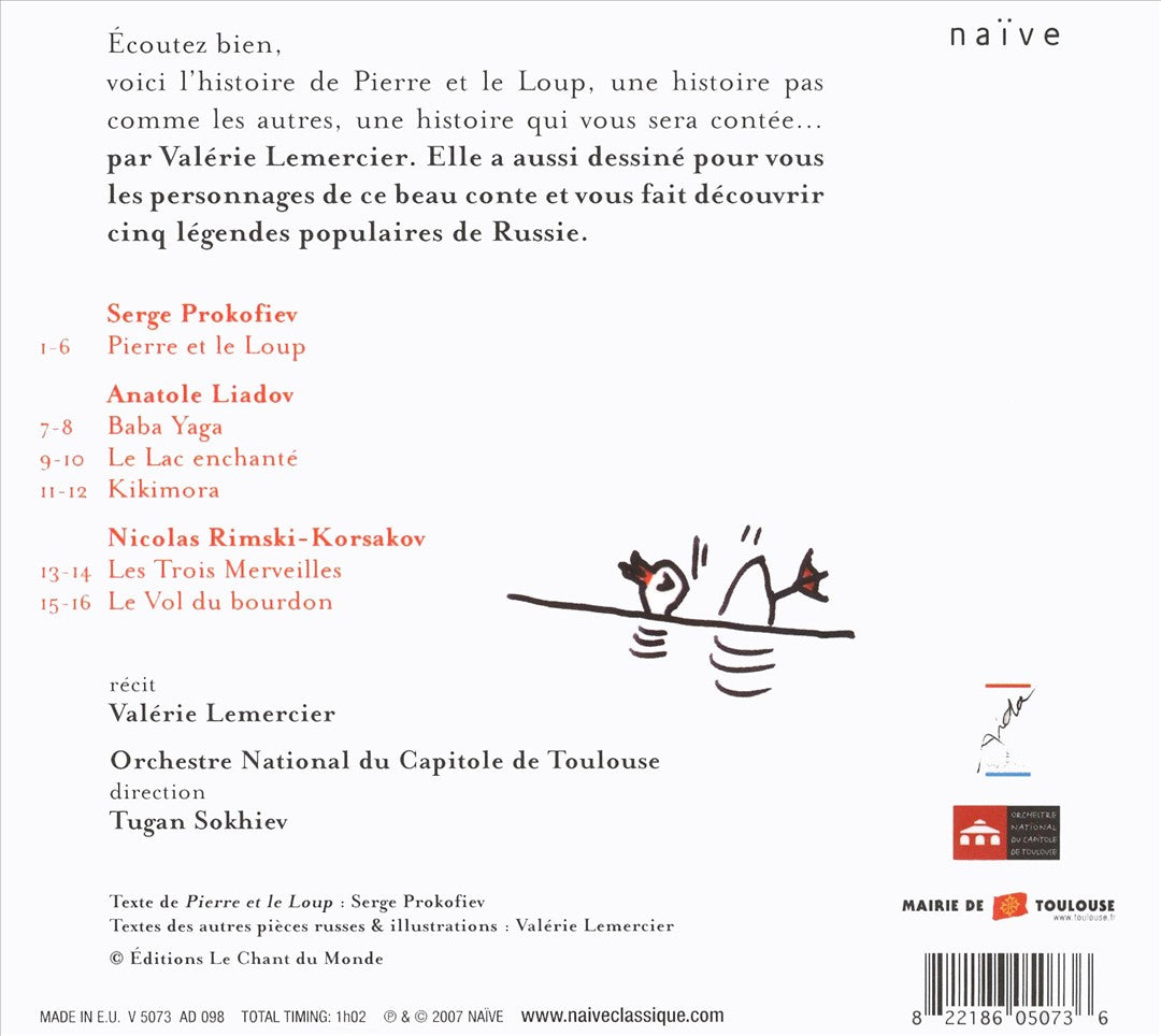 Prokofiev: Pierre et le Loup et autres pieces russes... cover art