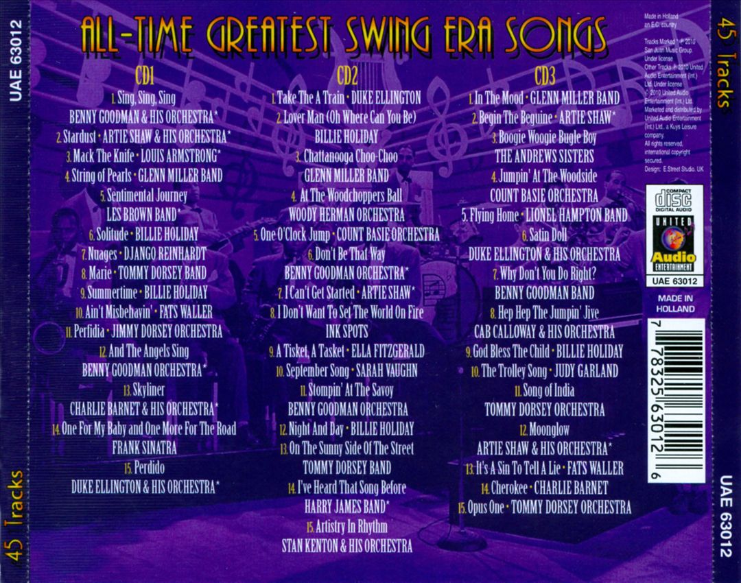 All-Time Greatest Swing Era Songs cover art