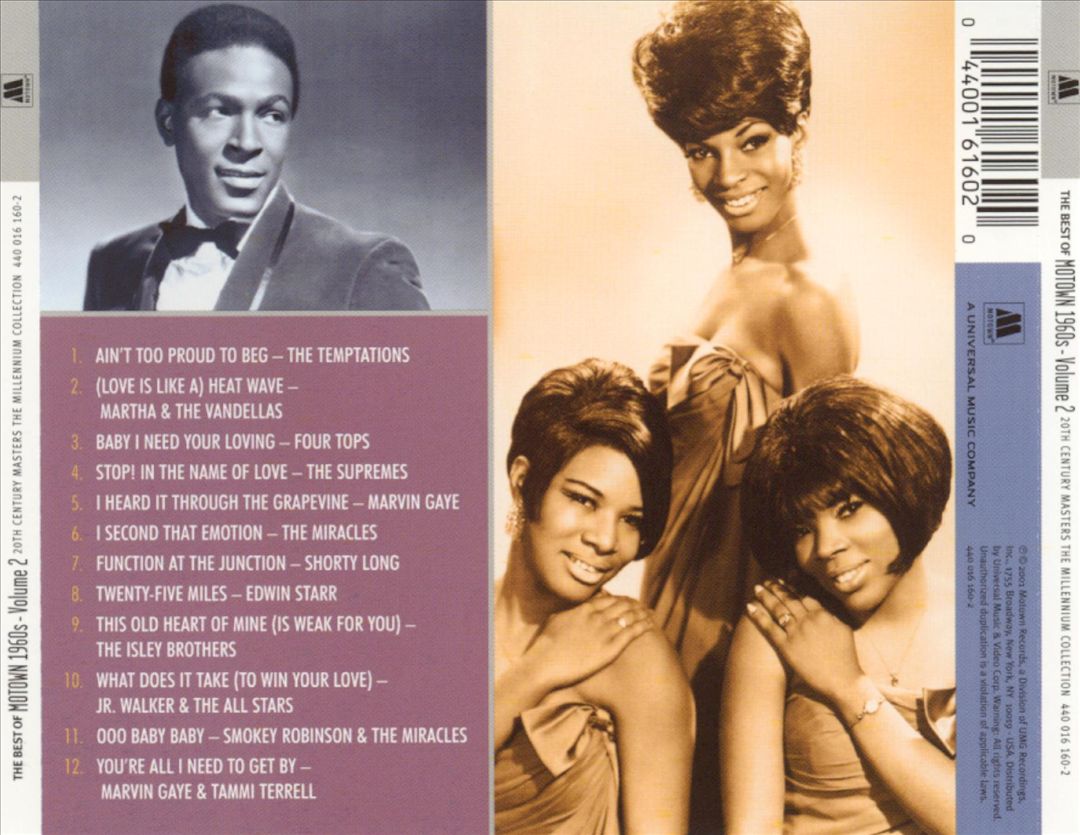 20th Century Masters - The Millennium Collection: Motown 1960s, Vol. 2 cover art