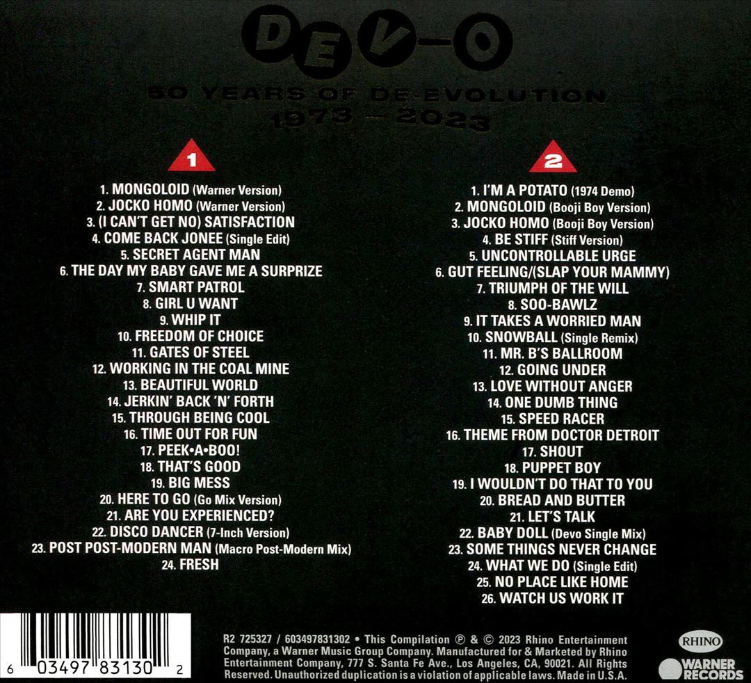 50 Years of De-Evolution 1973-2023 cover art