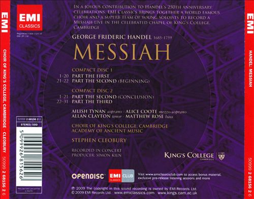 Handel: Messiah [2009 Recording] cover art