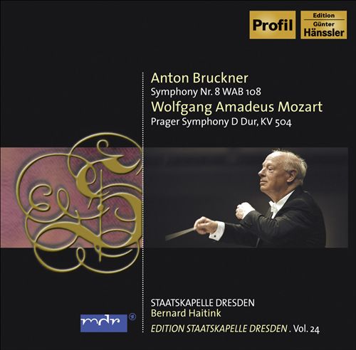 Bruckner: Symphony No. 8; Mozart: Prague Symphony, K. 504 cover art