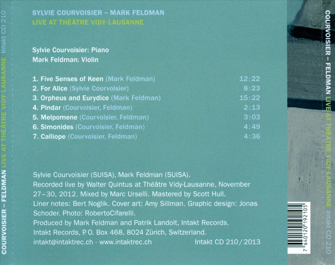 Live At Théâtre Vidy-Lausanne cover art