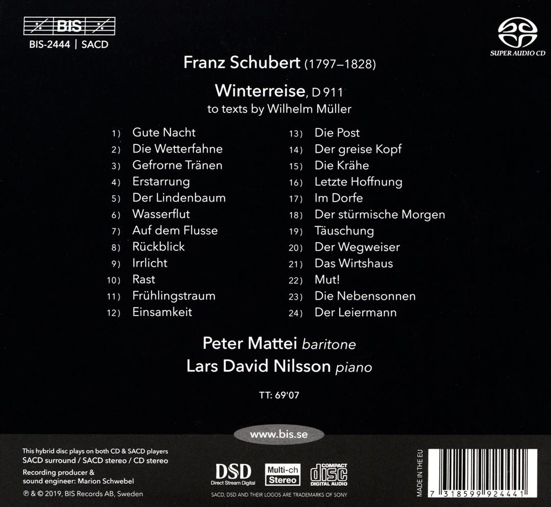 Franz Schubert: Winterreise cover art