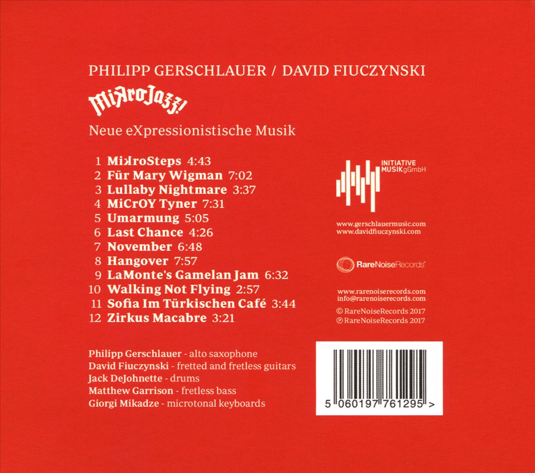 Mikrojazz: Neue Expressionistische Musik cover art