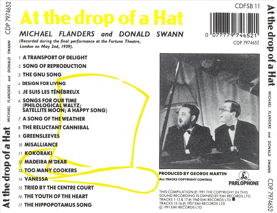 Flanders & Swann: At the Drop of a Hat cover art