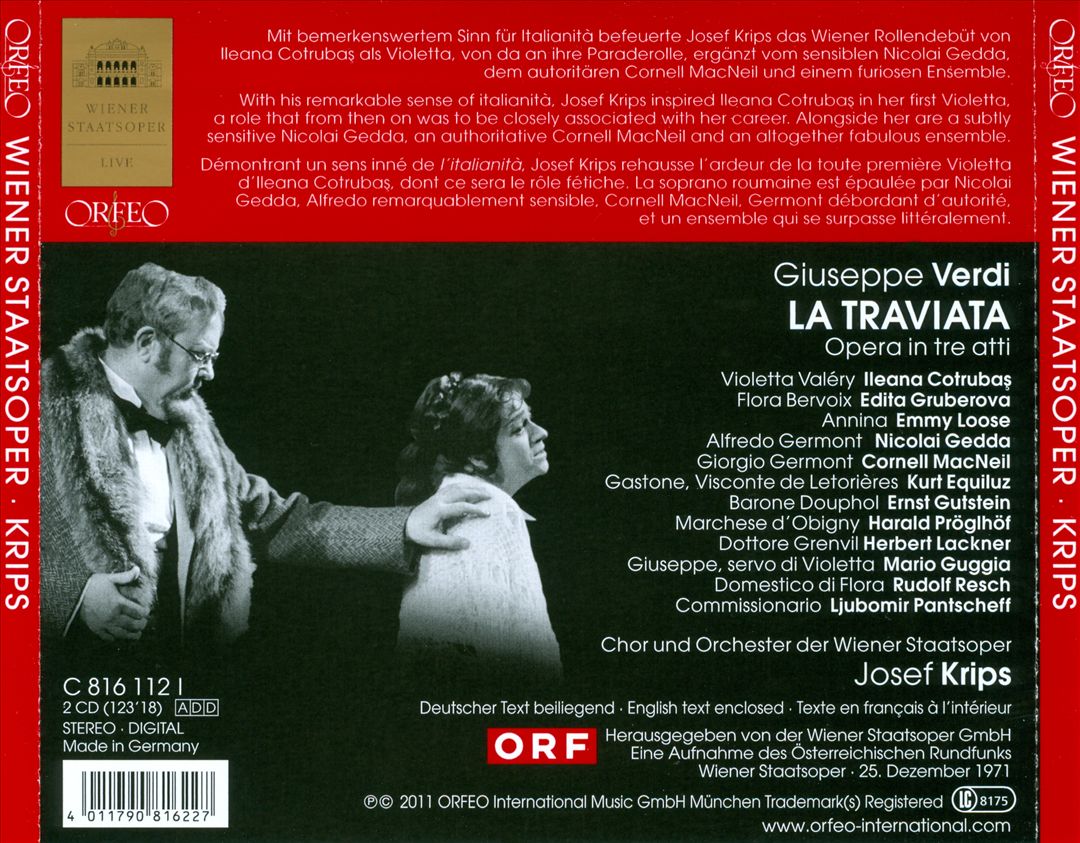 Giuseppe Verdi: La Traviata cover art