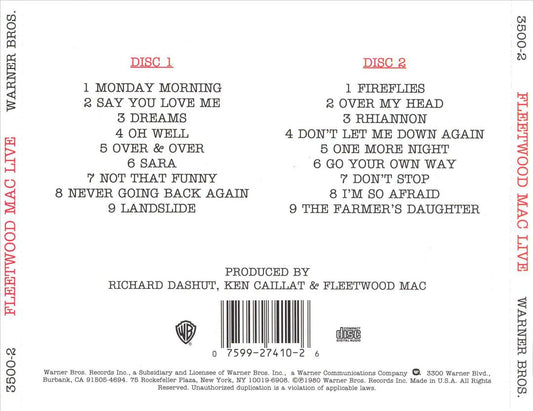 Fleetwood Mac Live cover art