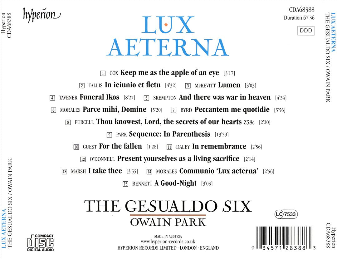 Lux Aeterna cover art