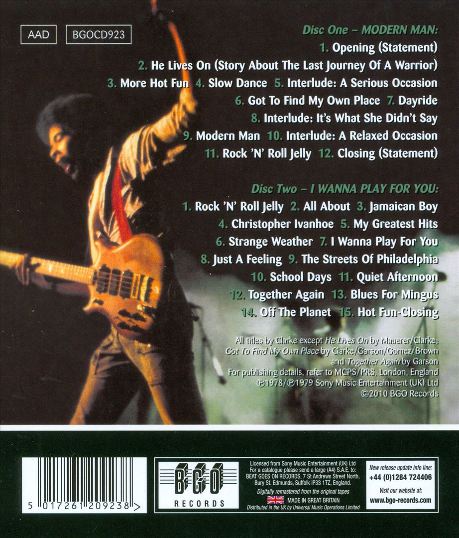 Modern Man/I Wanna Play for You cover art
