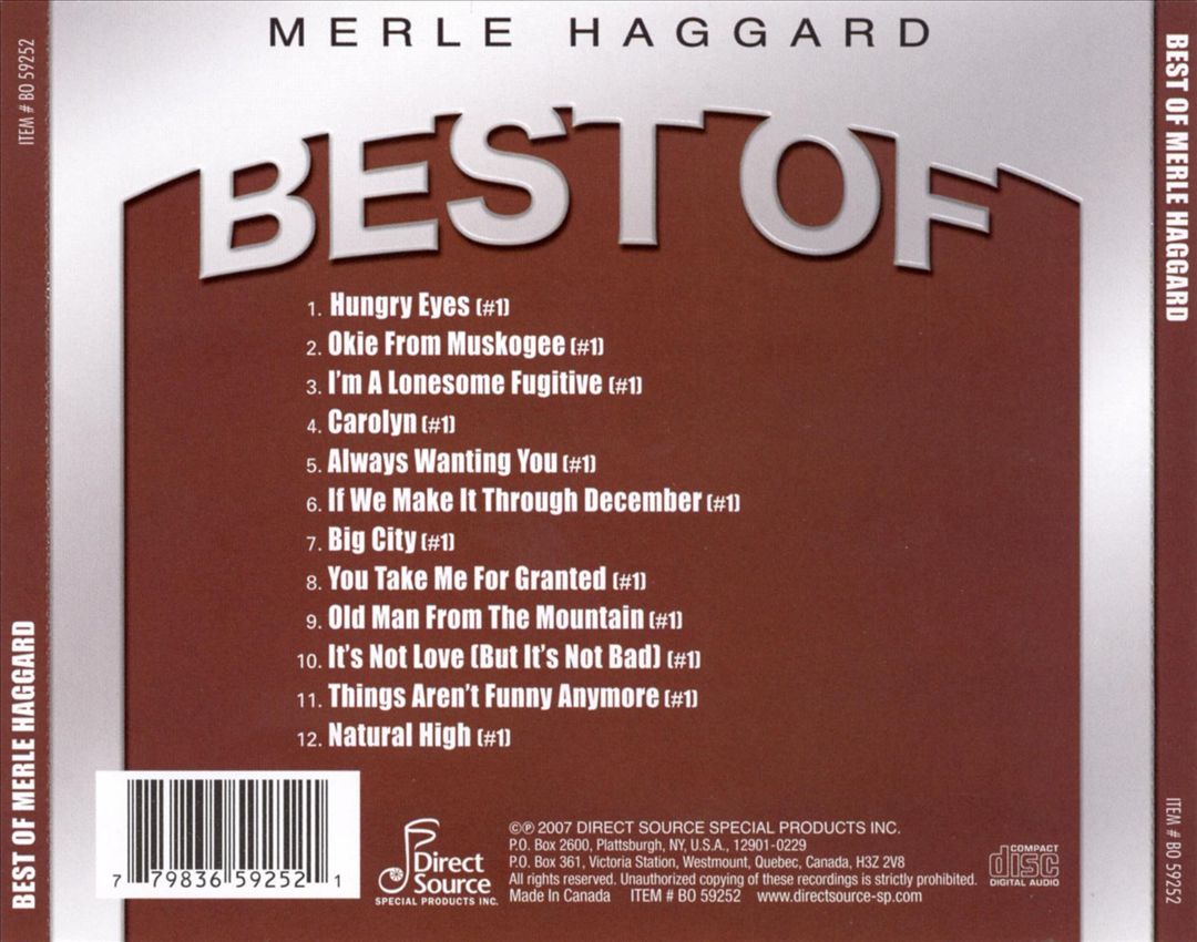 Best of Merle Haggard [Direct Source] cover art