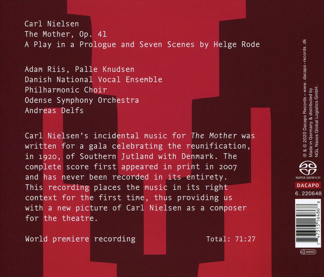 Carl Nielsen: The Mother, Op. 41 cover art
