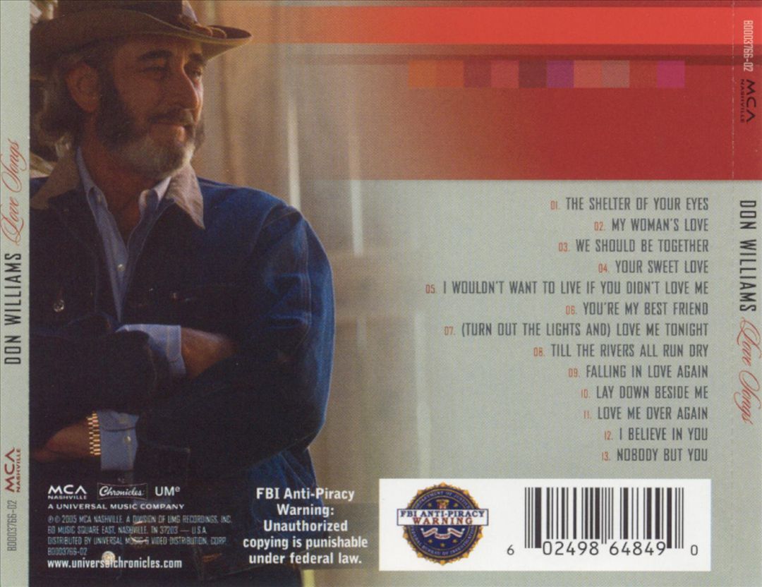 Love Songs [MCA Nashville] cover art
