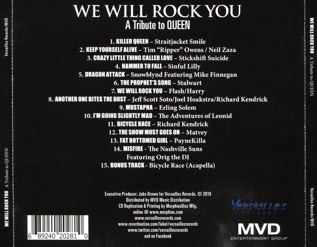 We Will Rock You: A Tribute to Queen cover art