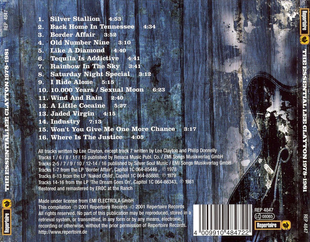 Essential Lee Clayton 1978 cover art