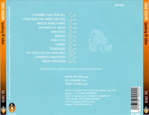 Speaking of Jobim cover art