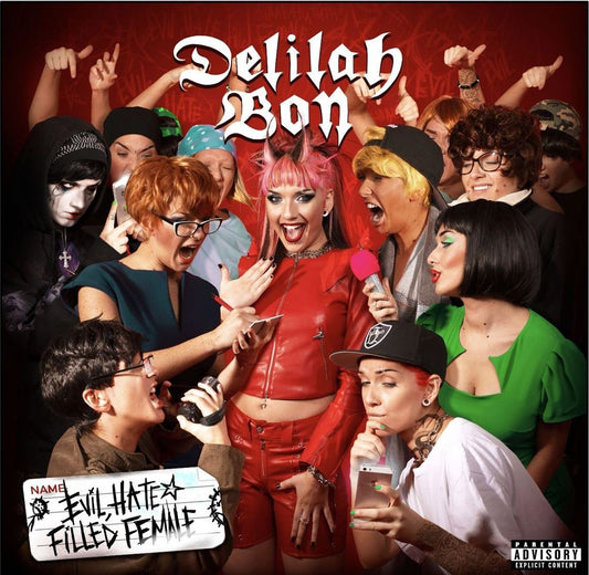 Evil, Hate Filled Female - Red cover art