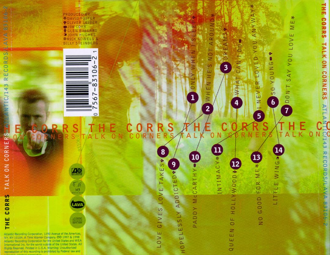 Talk on Corners cover art
