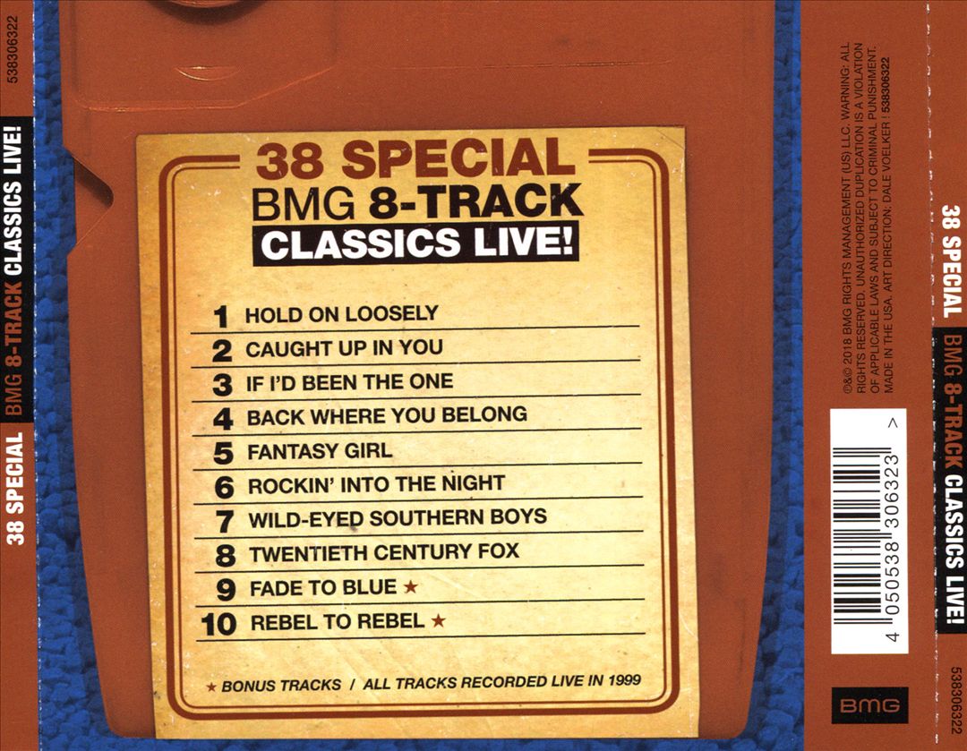 BMG 8-Track Classics Live! cover art