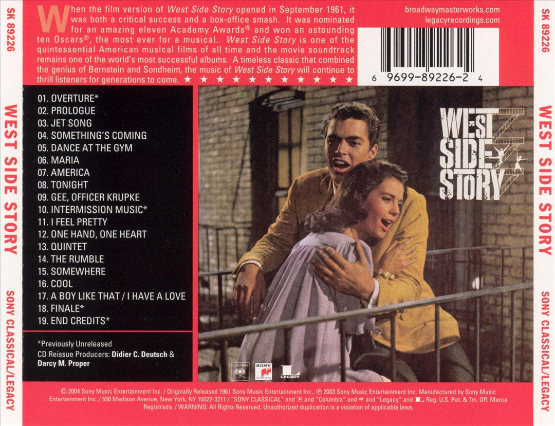 West Side Story [Expanded Original Soundtrack] cover art