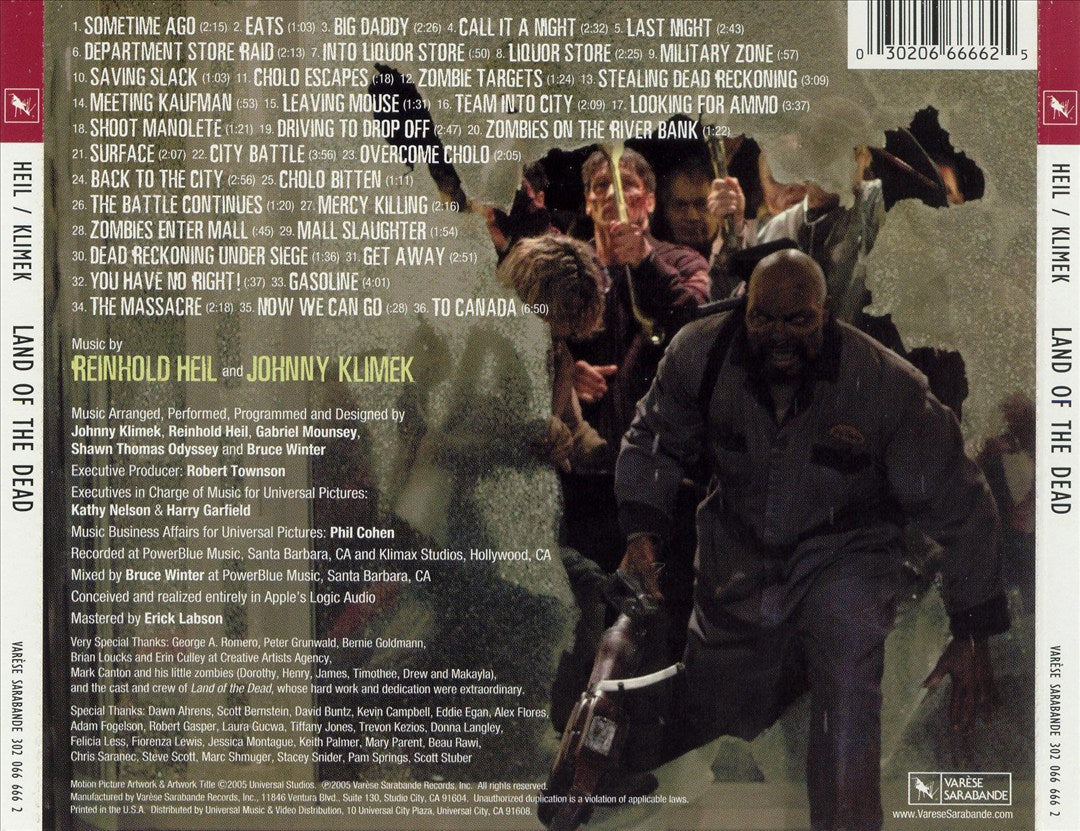 Land of the Dead [Original Motion Picture Soundtrack] cover art